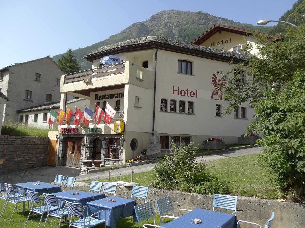 Hotel-Restaurant Grina Simplon 外观 照片